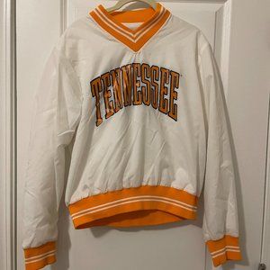 University of Tennessee Vintage Windbreaker Size S Orange/White